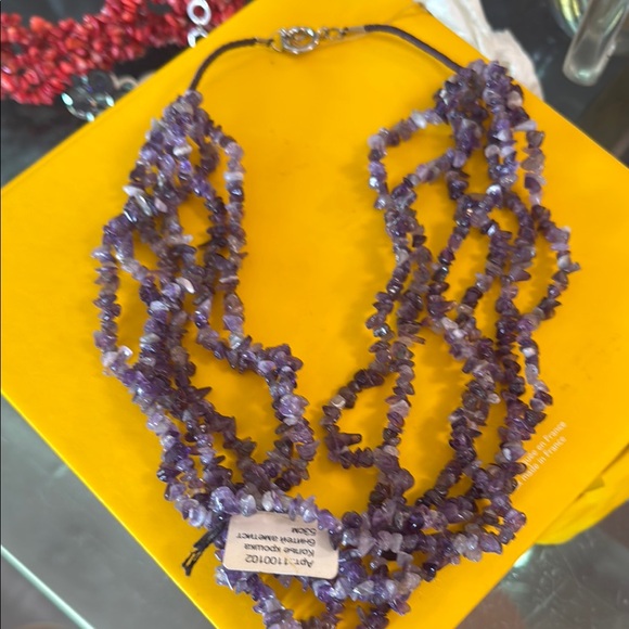 Amethyst Beaded Necklace